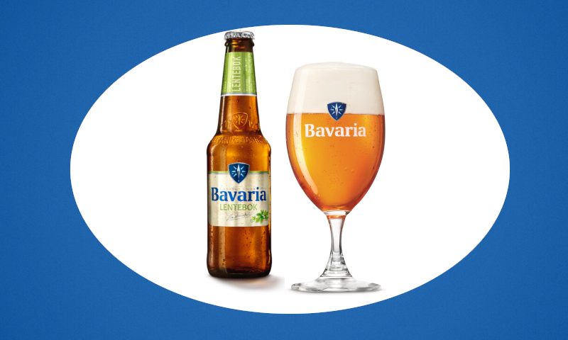 bavaria lentebok flesje en glas